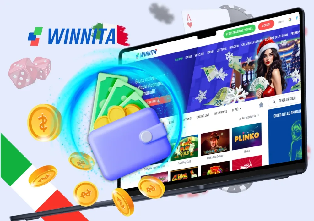 Winnita Casino bonus di benvenuto fino a 1500 euro