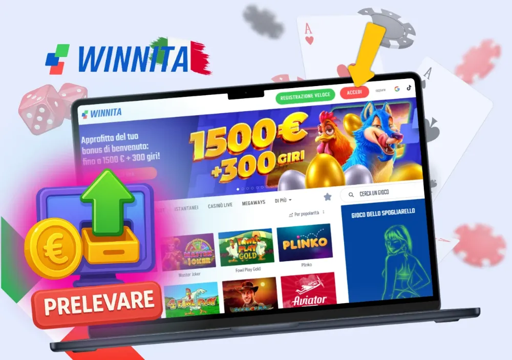 Winnita Casino giochi slot live show crash games